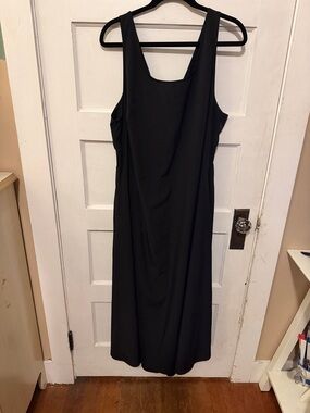 torrid Black Sleeveless Midi Scoop Neck Dress